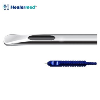 Tapered Single Hole Cannula – Grooved Power Handle