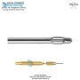 Basket Shaped Liposuction Cannula with threaded hub connector