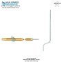 Tumescent Bayonet Infiltration Cannula with threaded hub connector