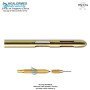 Double Mercedes Six Ports Liposuction Cannula with threaded hub connector