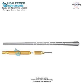 Facelift infiltration cannula with threaded hub connector