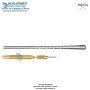 Facelift infiltration cannula with threaded hub connector