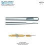 face lift flap cannula with threaded hub connector