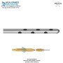 Six Zigzag Round Holes Liposuction Cannula with threaded hub connector