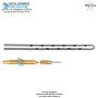 Infiltration cannula with threaded hub connector