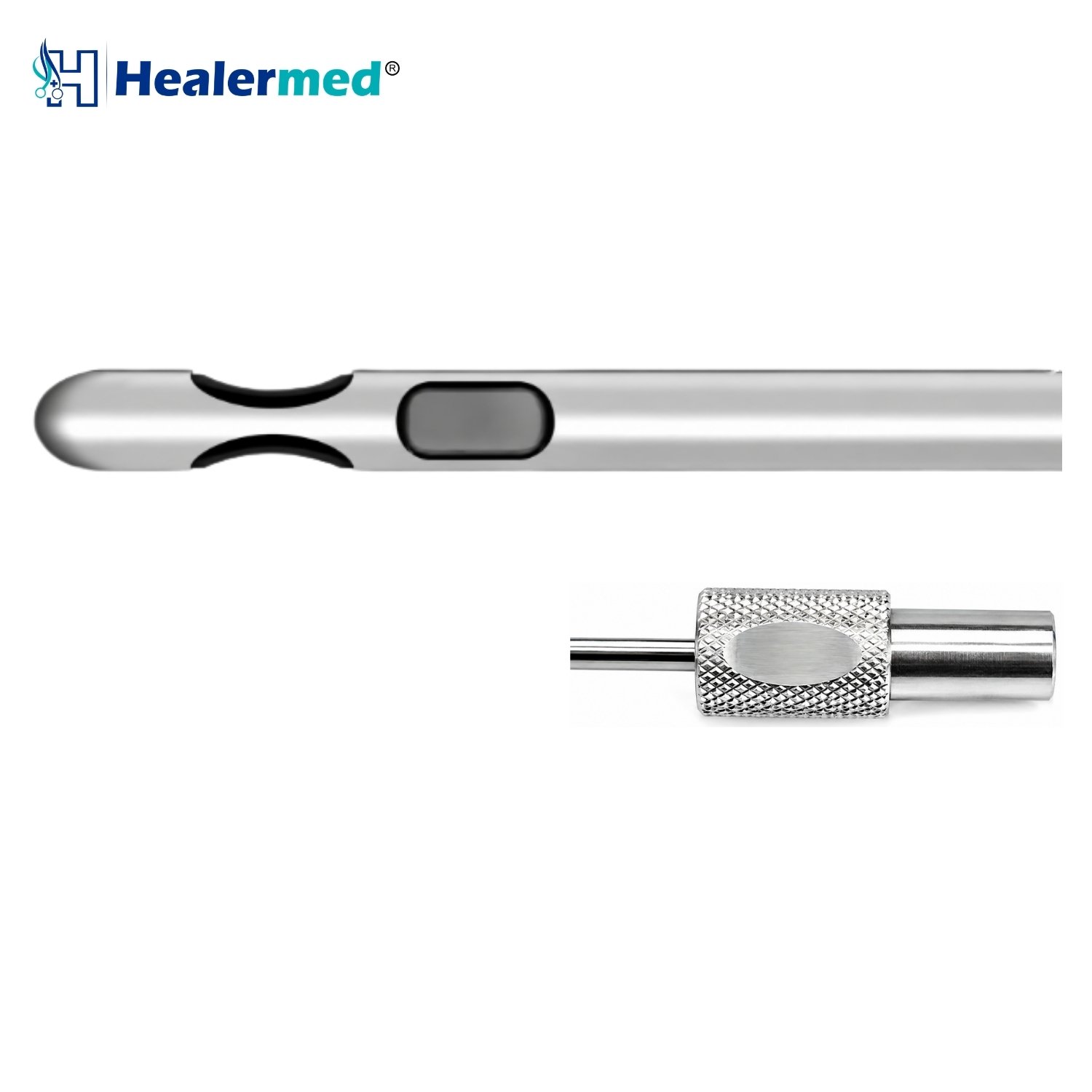 Two Parallel Ports One Central Port liposuction cannula with Lumsail Compatible hub, German stainless steel