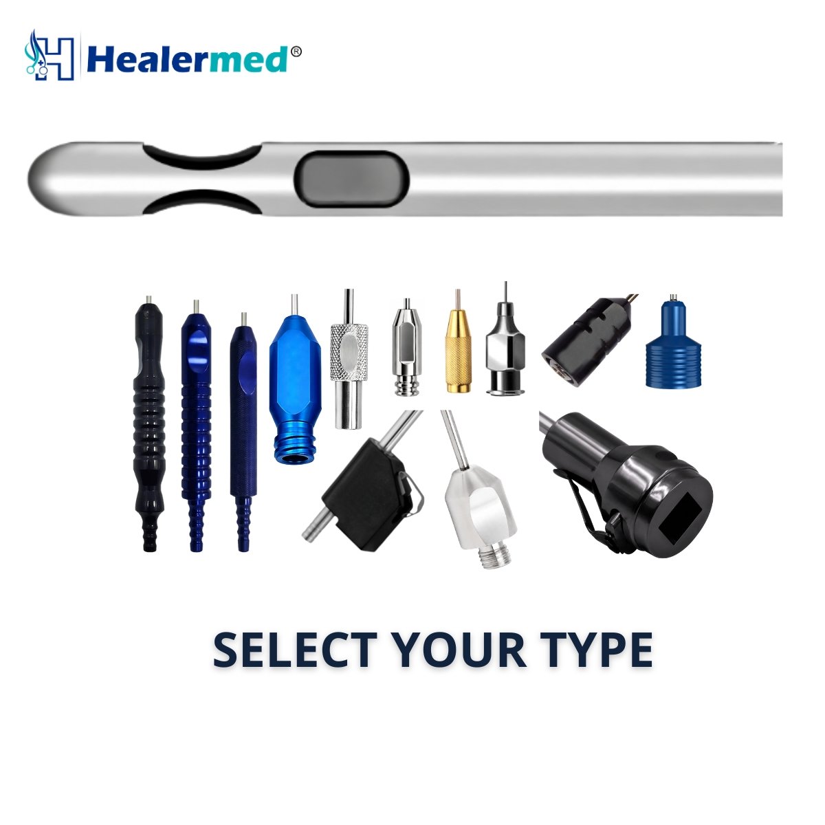 Two Parallel Ports One Central Port Liposuction Cannulas