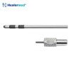 Two square ports in line liposuction cannula with square openings, German stainless steel