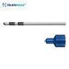 Two square ports in line liposuction cannula with square openings, German stainless steel