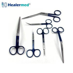 Plastic surgery scissors