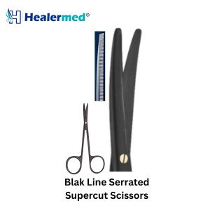 Hard Black Ceramic SuperCut Scissors