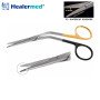 Aston Serrated Scissors, Angled, Serrated Supercut Plus Tc