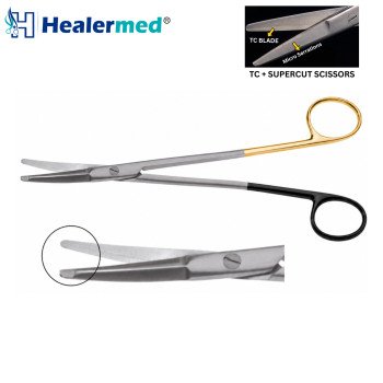 Gorney Freeman Facelift Scissors, Serrated Supercut Plus Tc