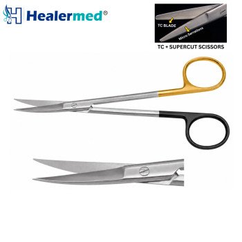 Joseph Nasal Scissors Sharp, Serrated Supercut Plus Tc