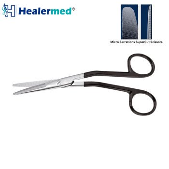 Cottle Angled Serrated Supercut Scissors