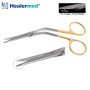 Aston Serrated Scissors, Angled, Tc Tungsten Carbide