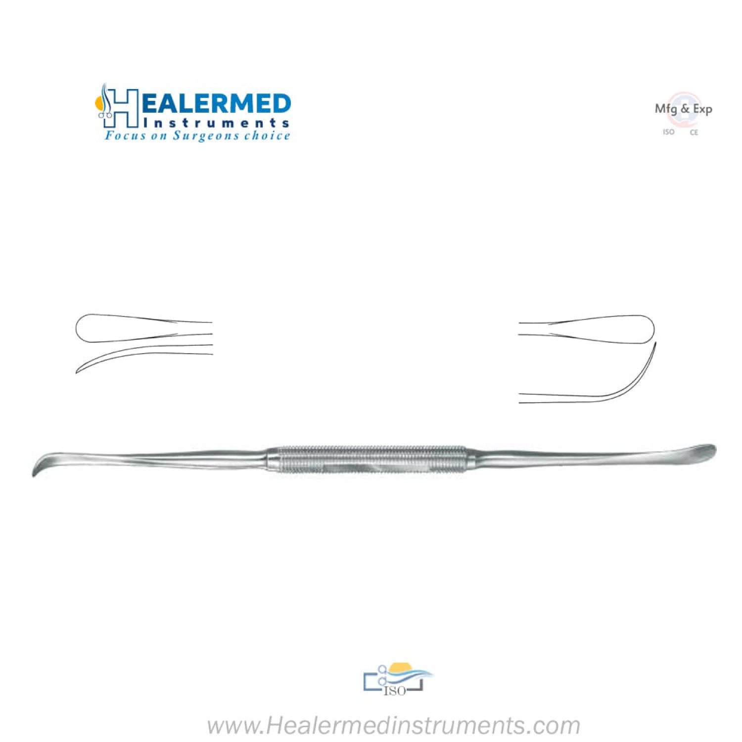 Freer Double End Septum Elevators - Nasal Elevator