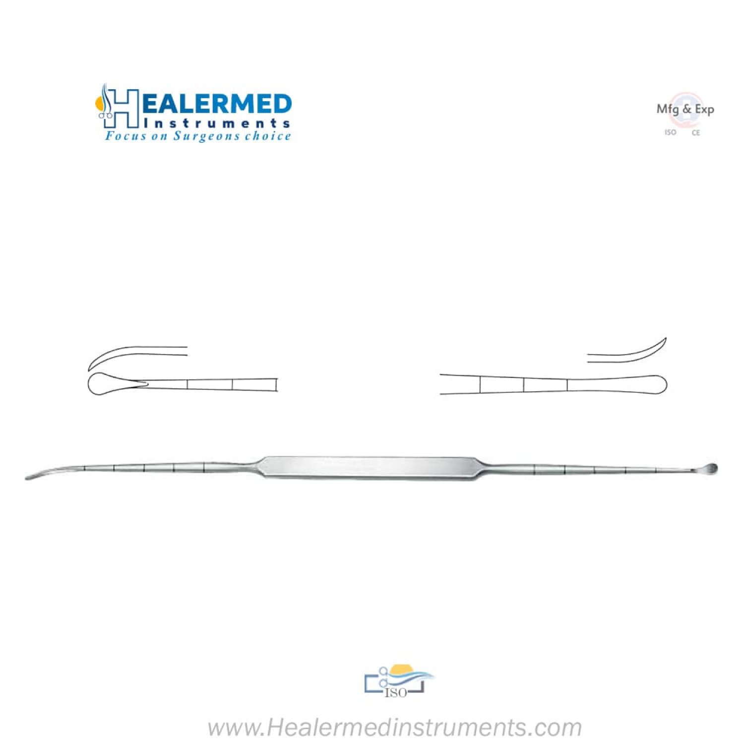 Cottle Periosteal Elevator - Double End