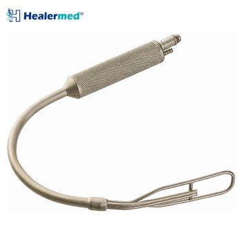 Biggs Mammaplasty Breast Retractor with Fiber Optic Light Guide & Suction