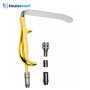 Ferriera Breast Retractor with Fiber Optic Light Guide