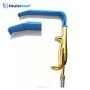 Insulated Tebbetts Toothed Breast Retractor with Fiber Optic Light
