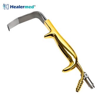 Tebbetts Breast Retractor with Fiber Optic Light & Suction