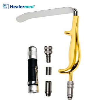 Ferriera Breast Retractor with Fiber Optic Light Guide