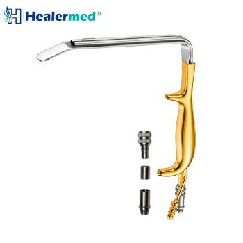 Ferriera Fiber Optic Breast Retractor With Light and Suction