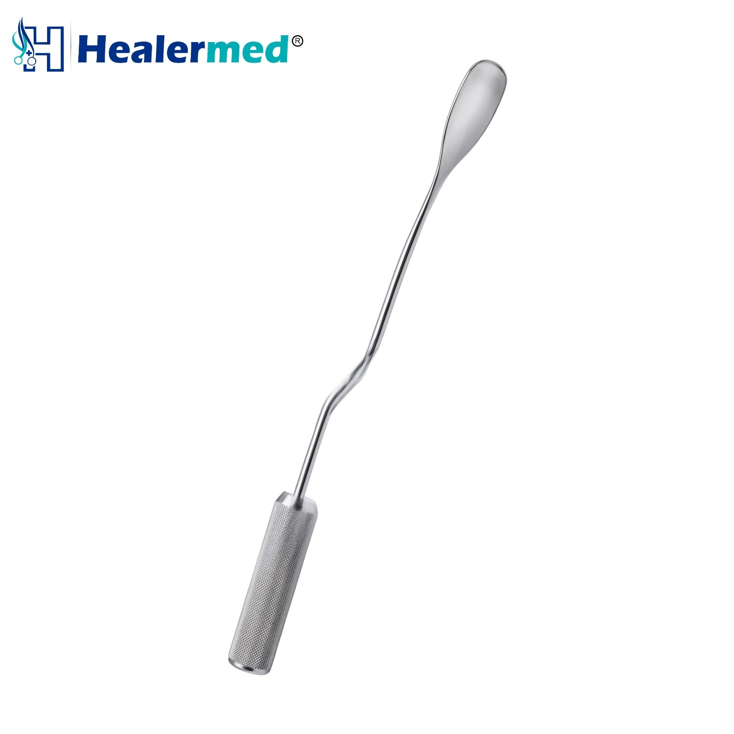 Padgett Maccollum Dingman Breast Dissector featuring a 38mm spatulated tip and a textured knurled handle