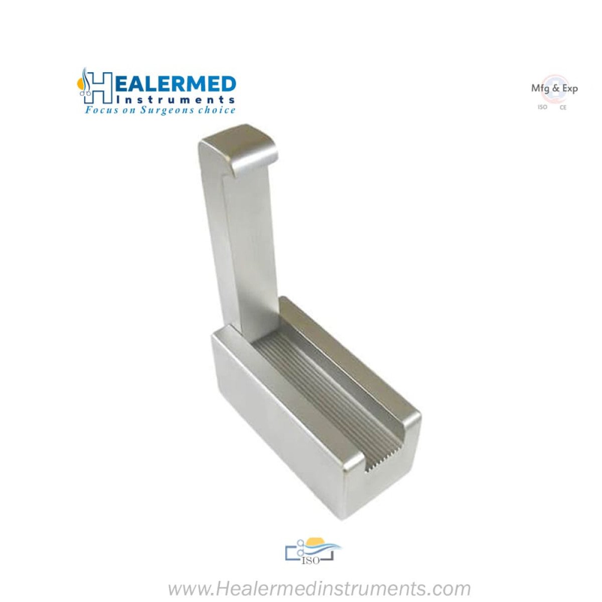 Cottle Cartilage Bone Crusher - With Serration