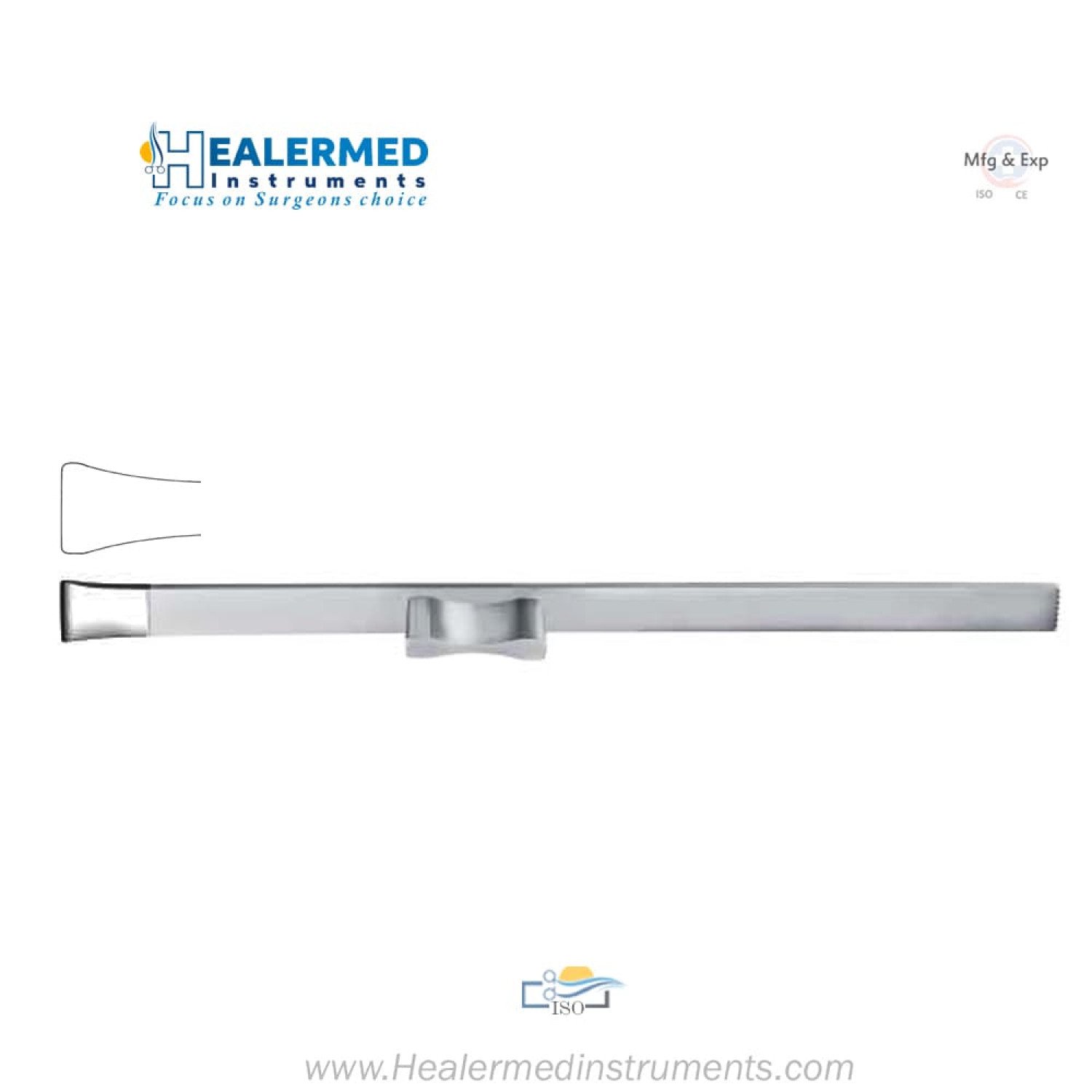 Rubin Osteotome Chisel - Thumb Guided Rubin Osteotome Chisel - Thumb Guided