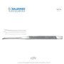 Silver Rhinoplasty Chisel - Right Nasal Chisel