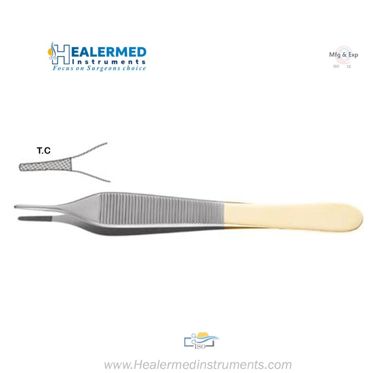 Adson Tissue Forceps - TC (Tungsten carbide)