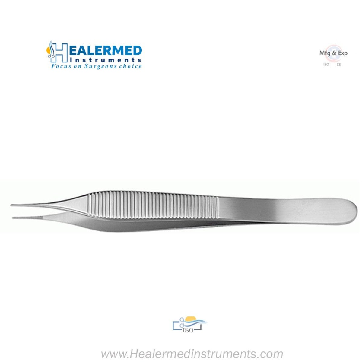 Micro Adson Tissue Forceps - Standard Serrated