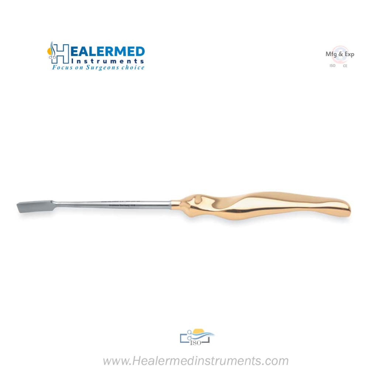 Frontotemporal Forehead Dissector Straight wide