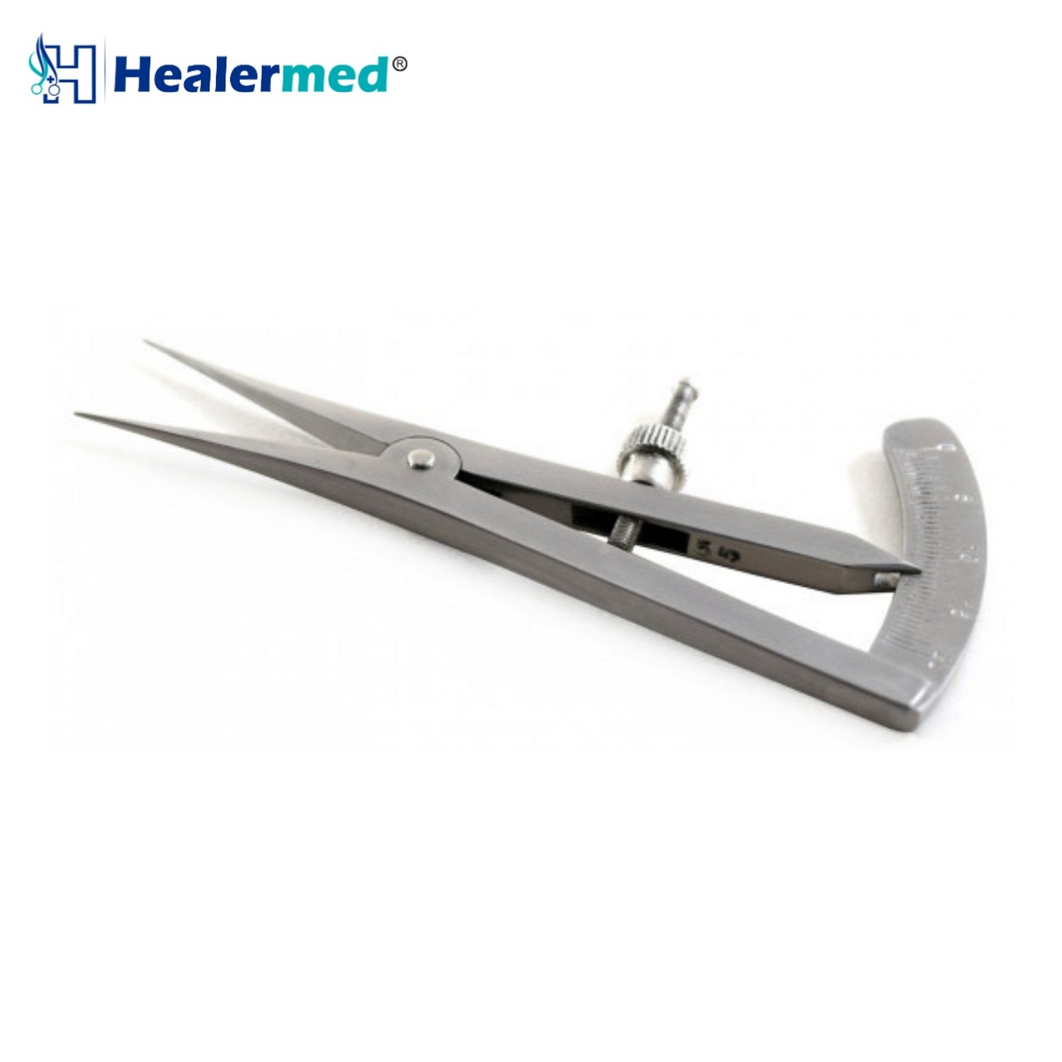 Straight Castroviejo caliper 0-20mm 9cm German stainless steel