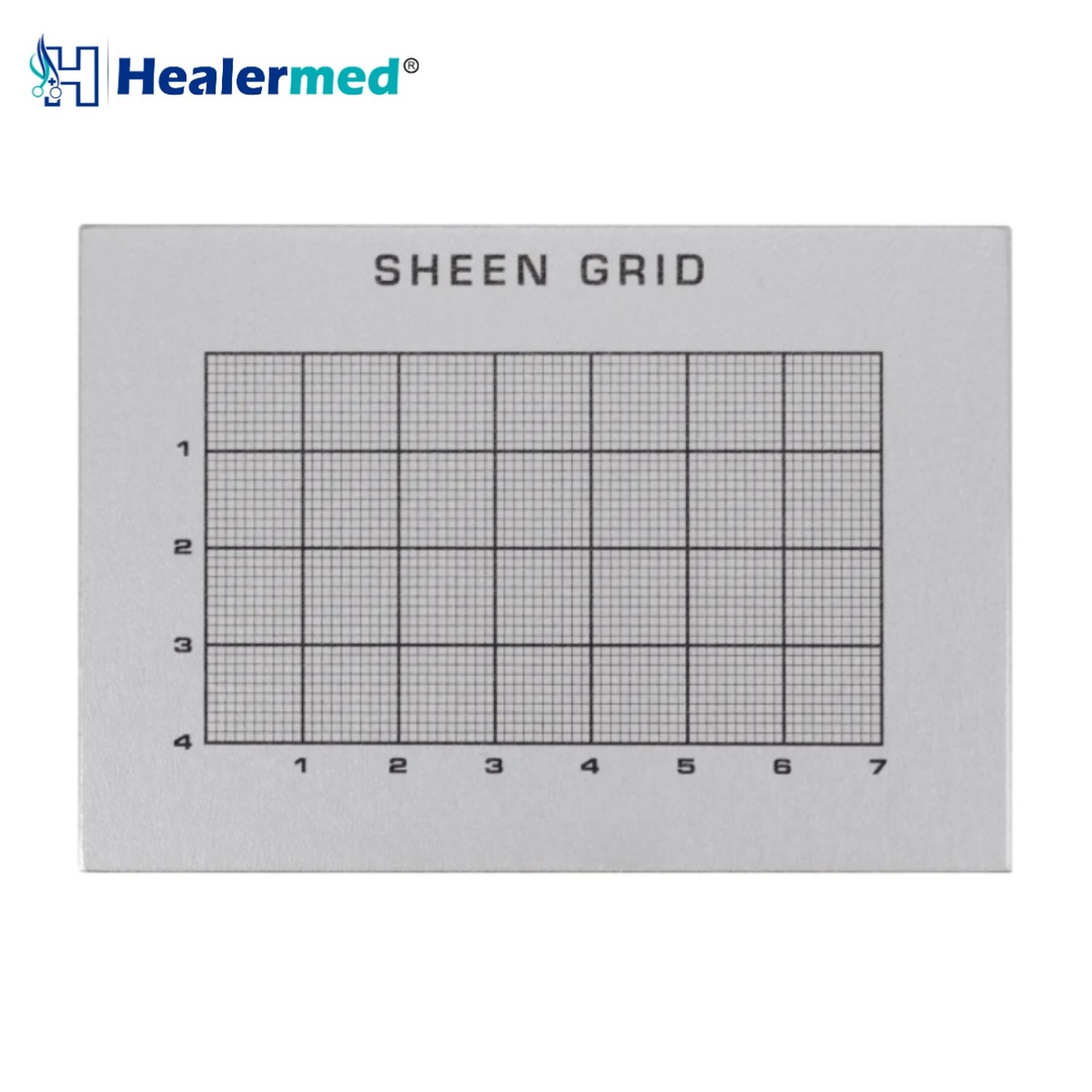 Sheen graft grid 90x60mm stainless steel cartilage measuring template for rhinoplasty