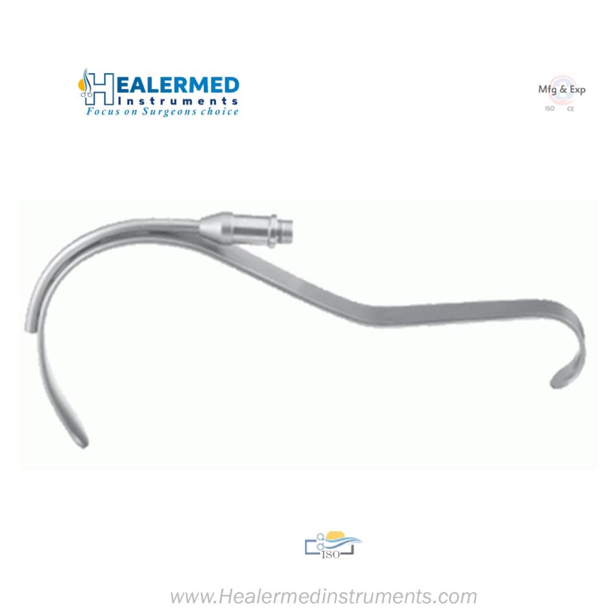 Deaver Fiber Optic Nasal Retractor