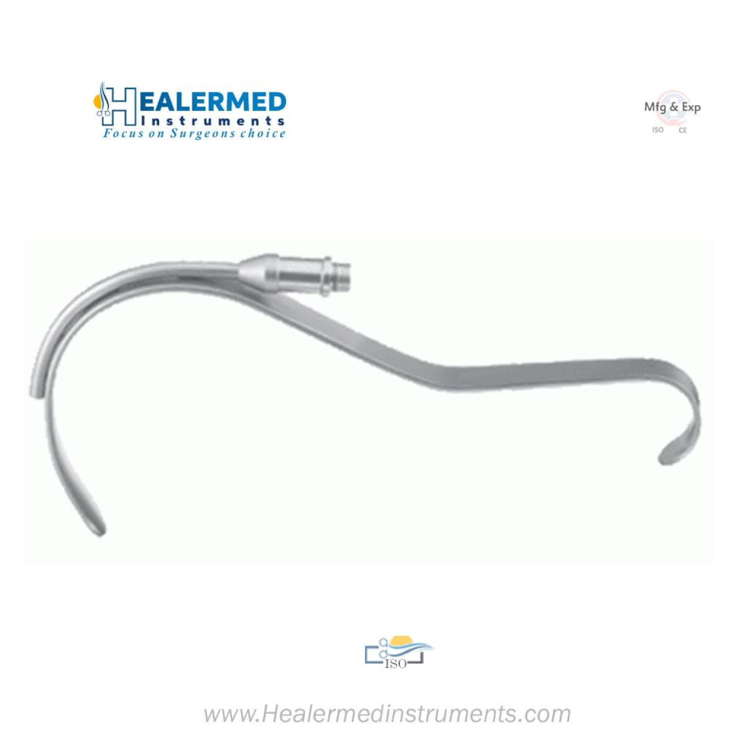 Deaver Fiber Optic Nasal Retractor