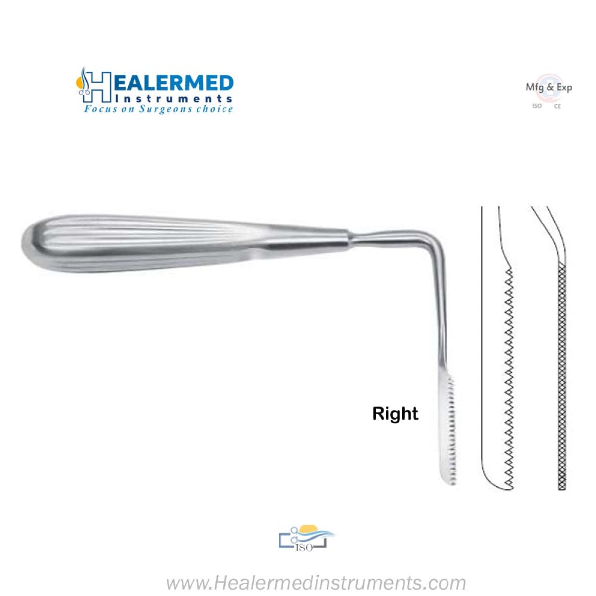 Joseph Nasal Saw | Right Angled