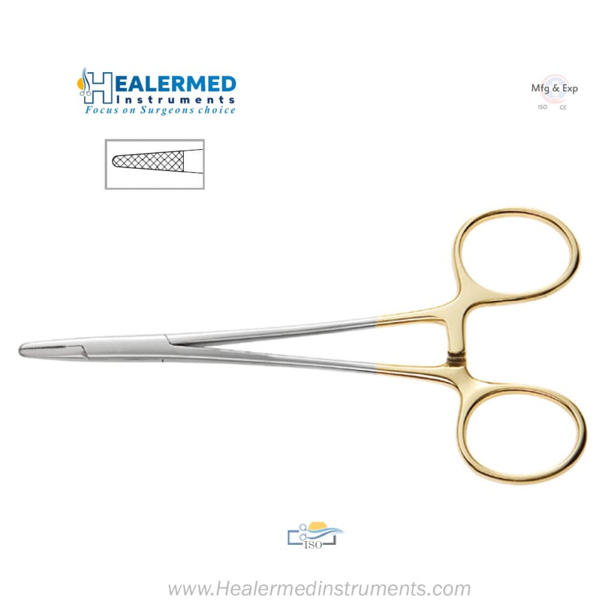 Baumgartner Needle Holders - TC (Tungsten carbide)