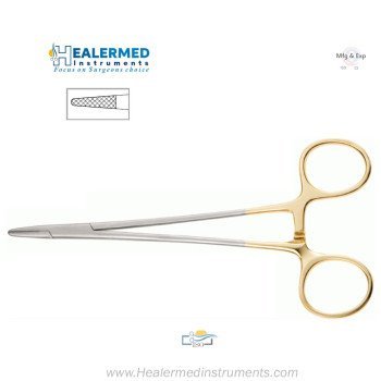 Crile Wood Needle Holder - TC (Tungsten carbide)