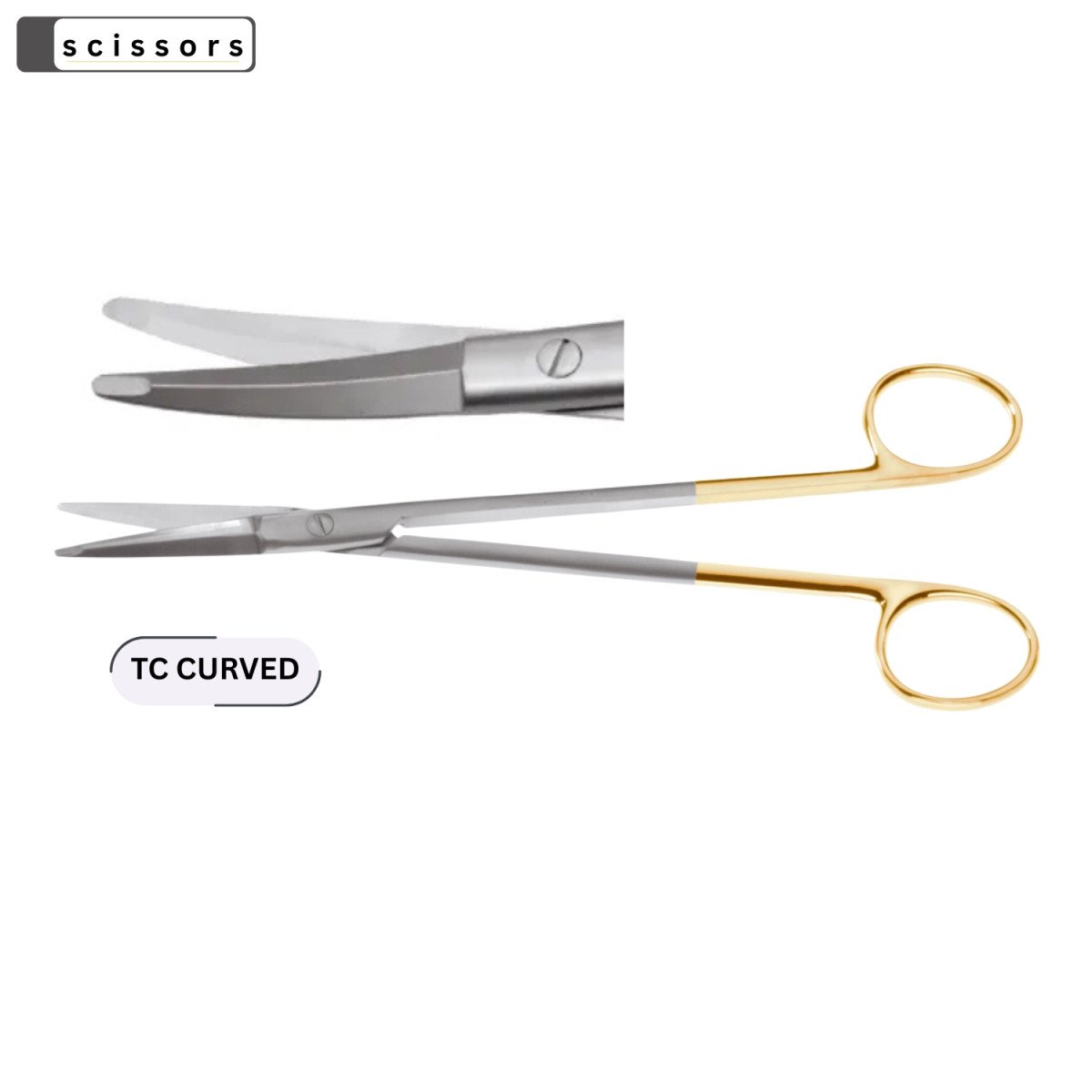 Gorney Facelift Tungsten Carbide Scissors – 19 cm (TC)