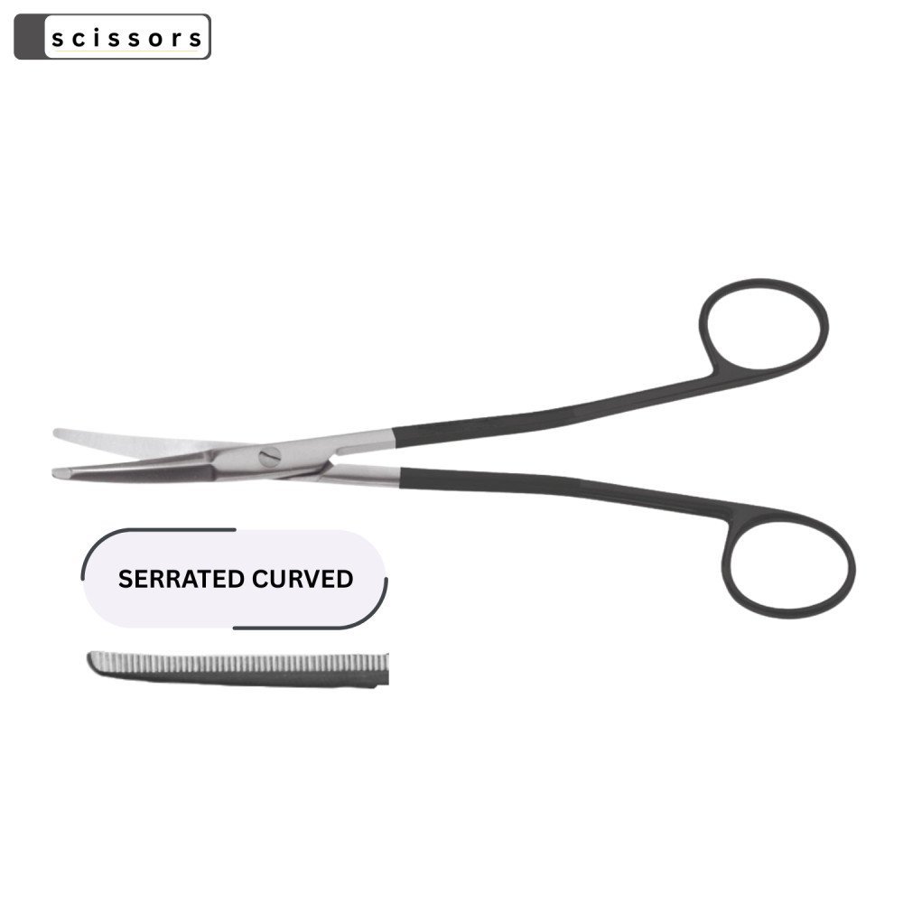 Gorney Freeman Facelift Plasma Black Serrated Curved Scissors – 7.5″ (19 cm) Gorney Freeman Facelift Plasma Black Serrated Curved Scissors – 7.5″ (19 cm)