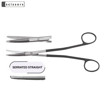 Gorney Freeman Platysma (Thin Neck) Serrated SuperCut Scissors 9″ 23cm
