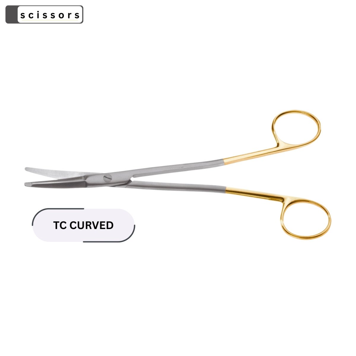 Gorney Freeman Facelift Platysma Scissors (Thin Neck) Tungsten Crabide Tc 9″ 23 cm