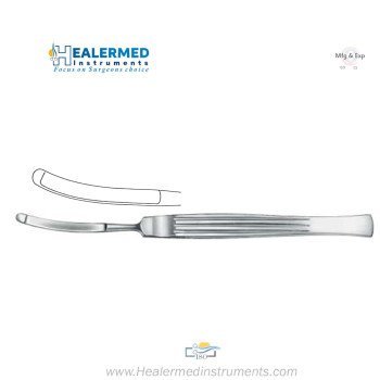 Converse button Rhinoplasty Knife Curved