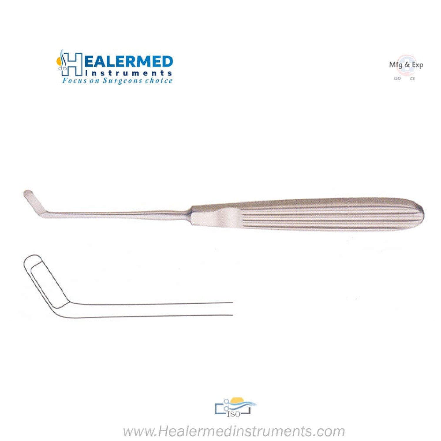 Joseph Angled Button End Knife - Rhinoplasty Knife