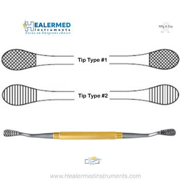 Tungsten carbide Double ended Miller Rasp