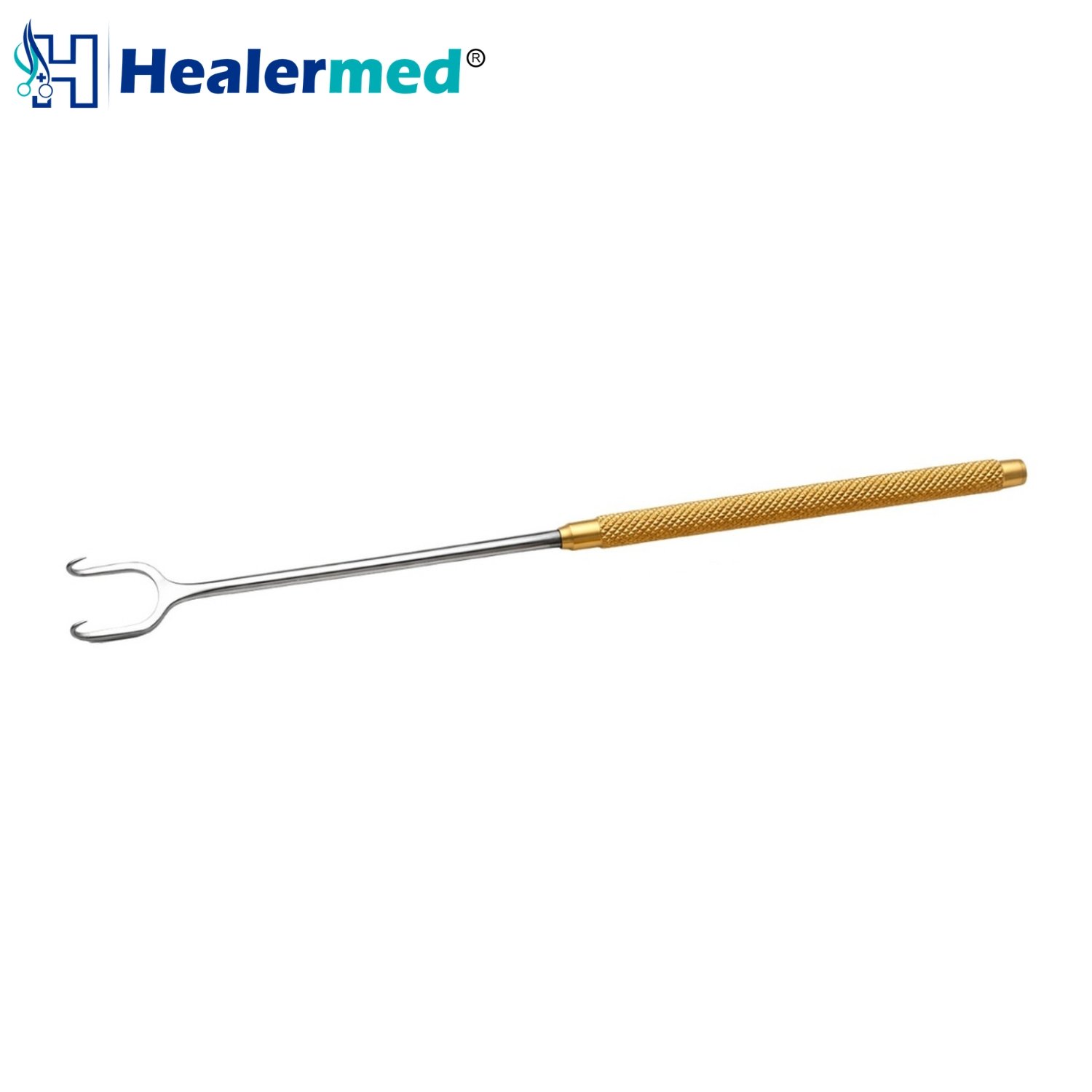 Joseph skin hook double prong 10mm 17cm sharp German stainless steel